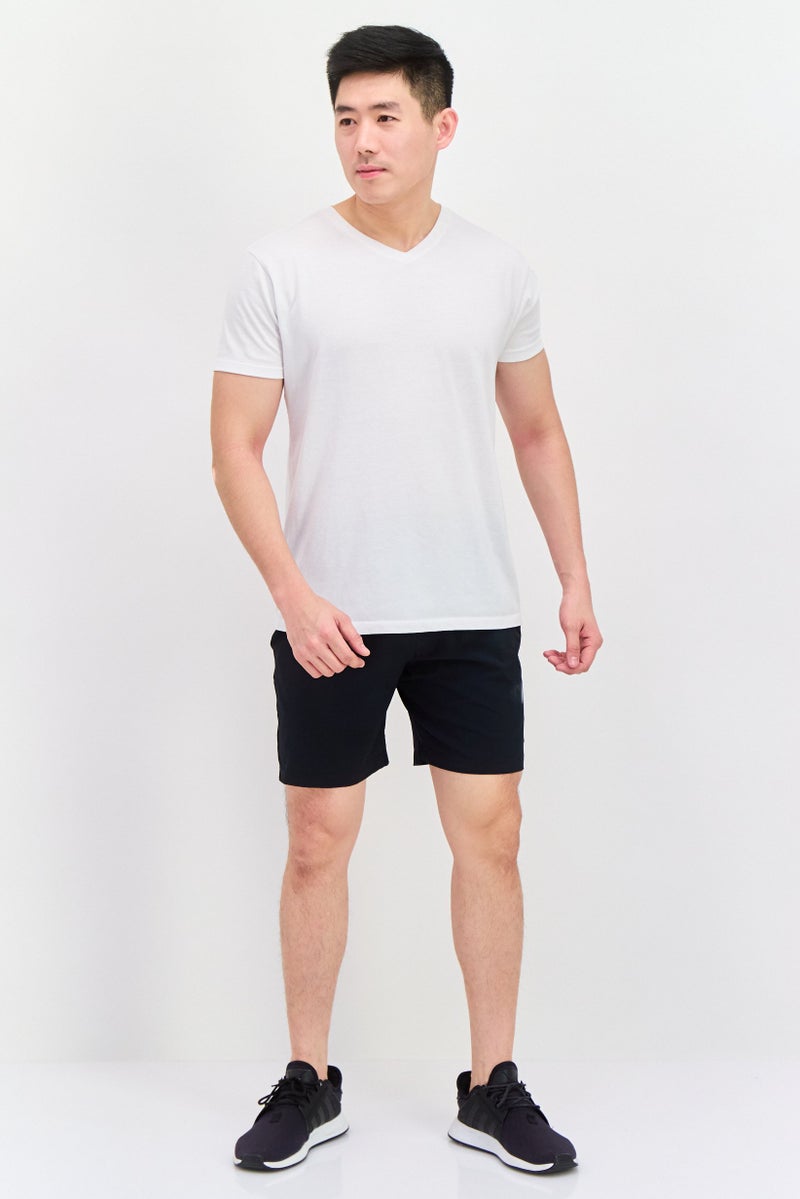 Legend Men Sportswear Fit 7 Inseam Drawstring Training Shorts, Black - Image 4